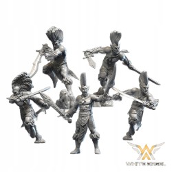 FOREST DANCERS x10 - Bigusson - Druk 3D - White Angels