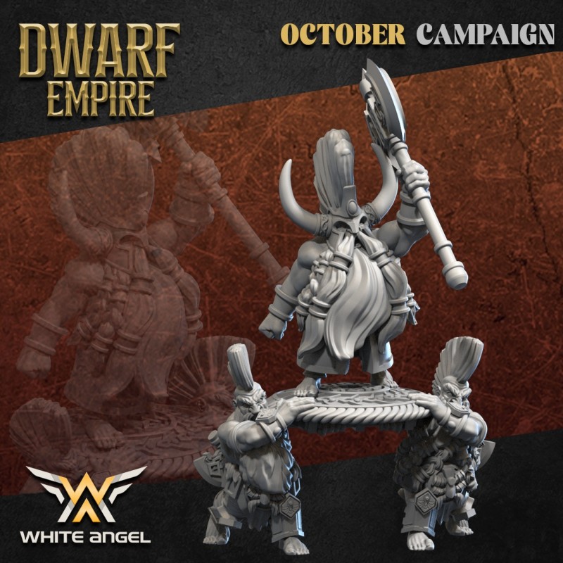 King Killer Shield Bearer | White Angels | Dwarfs