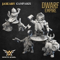 DWARF PARTY - Bigusson - Druk 3D - White Angels