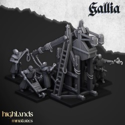Gallia Trebuchet - Druk 3d - Highlands Miniatures