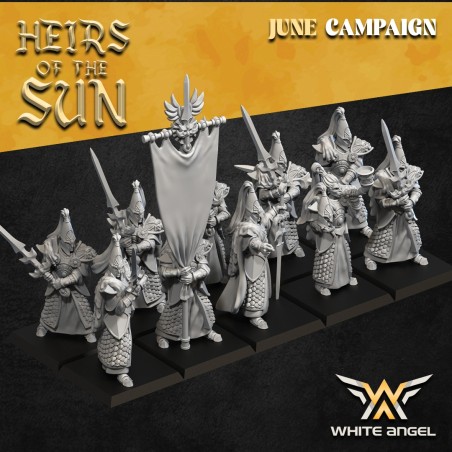 High Warrior Lion x10 - White Angels