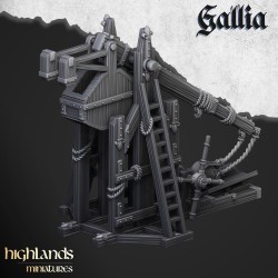 Gallia Trebuchet - Druk 3d - Highlands Miniatures
