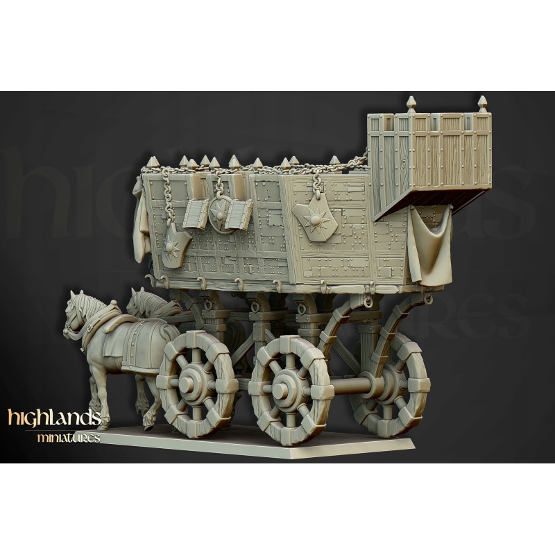 The Wittemberg Wagon - Druk 3d - Bigusson - Highlands Miniatures
