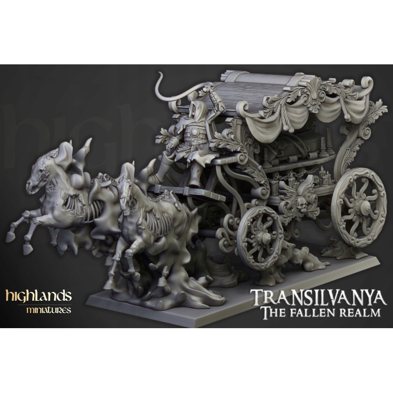 Undead Boyar Chariot - Bigusson - Highlands Miniatures Undead Boyar Chariot - Bigusson - Highlands Miniatures