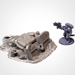 CRASHED TANKS 1 - Bigusson - druk 3d - Txarli Factory