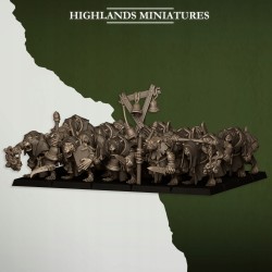 Vermin Acolytes x7 + cmd - Bigusson - Druk 3d - Highlands Miniatures