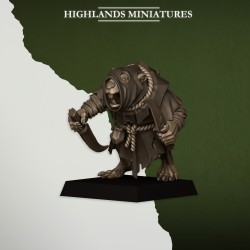 Vermin Acolytes x7 + cmd - Bigusson - Druk 3d - Highlands Miniatures