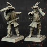 Medieval Crossbowmen Unit x 5 - Druk 3d - Bigusson - Highlands Miniatures