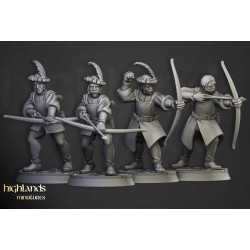 Sunland Bowmen Militia x 5 - Druk 3d - Bigusson - Highlands Miniatures