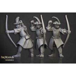 Sunland Bowmen Militia x 5 - Druk 3d - Bigusson - Highlands Miniatures