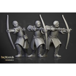 Sunland Bowmen Militia x 5 - Druk 3d - Bigusson - Highlands Miniatures