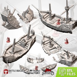 SHIPS AGROUND 2 Teren do gier bitewnych Txarli Factory
