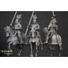 Sunland Knights on Horse x 2 + 3 cmd - druk 3d - Highlands Miniatures