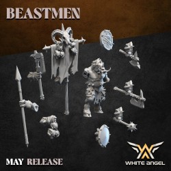 BEAST BOAR WARRIOR x10 | White Angels | Beastmen