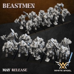 BEAST BOAR WARRIOR x10 | White Angels | Beastmen
