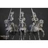 Sunland Knights on Horse x 2 + 3 cmd - druk 3d - Highlands Miniatures