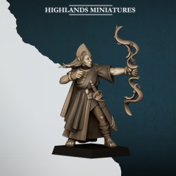 Aegean Maids with Bows x10 - Bigusson - Highlands Miniatures