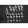 Sunland Knights on Horse x 2 + 3 cmd - druk 3d - Highlands Miniatures