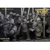 Dwarf Pikemen Unit x7 + 3 cmd - Bigusson - Druk 3d - Highlands Miniatures