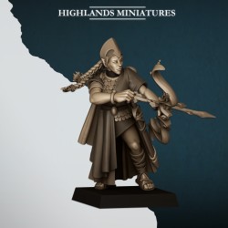 Aegean Maids with Bows x10 - Bigusson - Highlands Miniatures