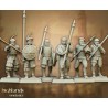 Sunland Imperial Troops z włóczniami x7 + cmd - Highlands Miniatures