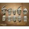 Sunland Imperial Troops z włóczniami x7 + cmd - Highlands Miniatures