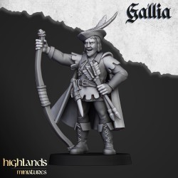 Robin Hood and the Sherwood Archers x 9 - Bigusson - Highlands Miniatures