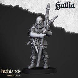 Robin Hood and the Sherwood Archers x 9 - Bigusson - Highlands Miniatures