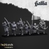 Robin Hood and the Sherwood Archers x 9 - Bigusson - Highlands Miniatures