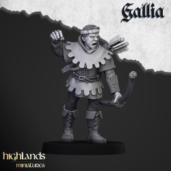 Robin Hood and the Sherwood Archers x 9 - Bigusson - Highlands Miniatures