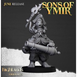 Dwarf Pirates x7 + 3 cmd - Bigusson - Druk 3d - Highlands Miniatures