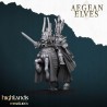 Aegean Elf Mounted Lord - Bigusson - druk 3d - Highlands Miniatures