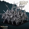 Aegean Elves Mounted Dragons x7 + cmd - Bigusson - Highlands Miniatures