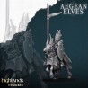 Aegean Elves Mounted Dragons x7 + cmd - Bigusson - Highlands Miniatures