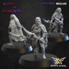 BLACK SEA CORSAIRS x 5 - Bigusson - Druk 3D - White Angels