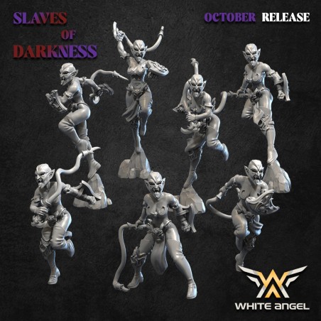BLOOD DRINKERS x 5 - Bigusson - Druk 3D - White Angels
