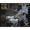 Chariot of Lions - Bigusson - Druk 3D - White Angels