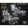 Chariot of Lions - Bigusson - Druk 3D - White Angels